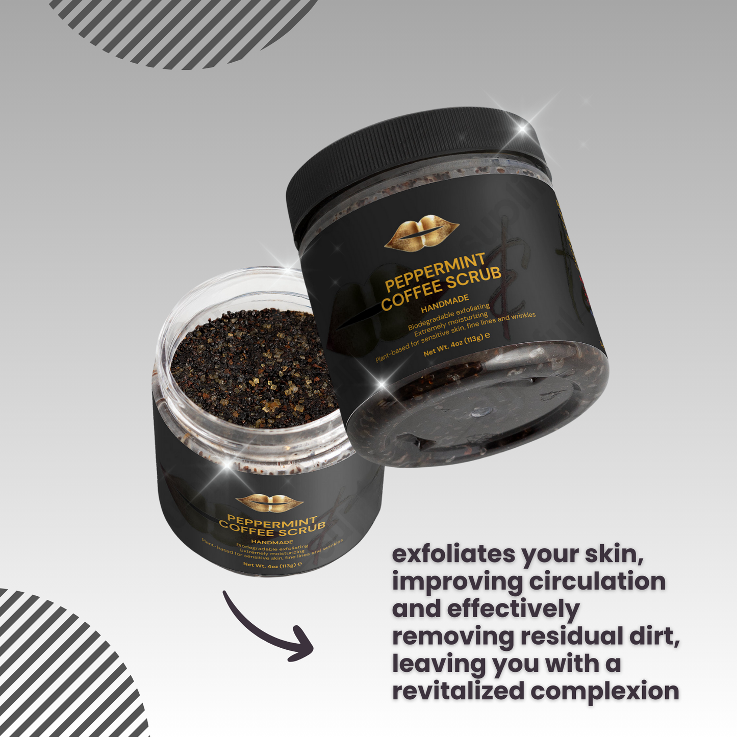 Peppermint Coffee Scrub