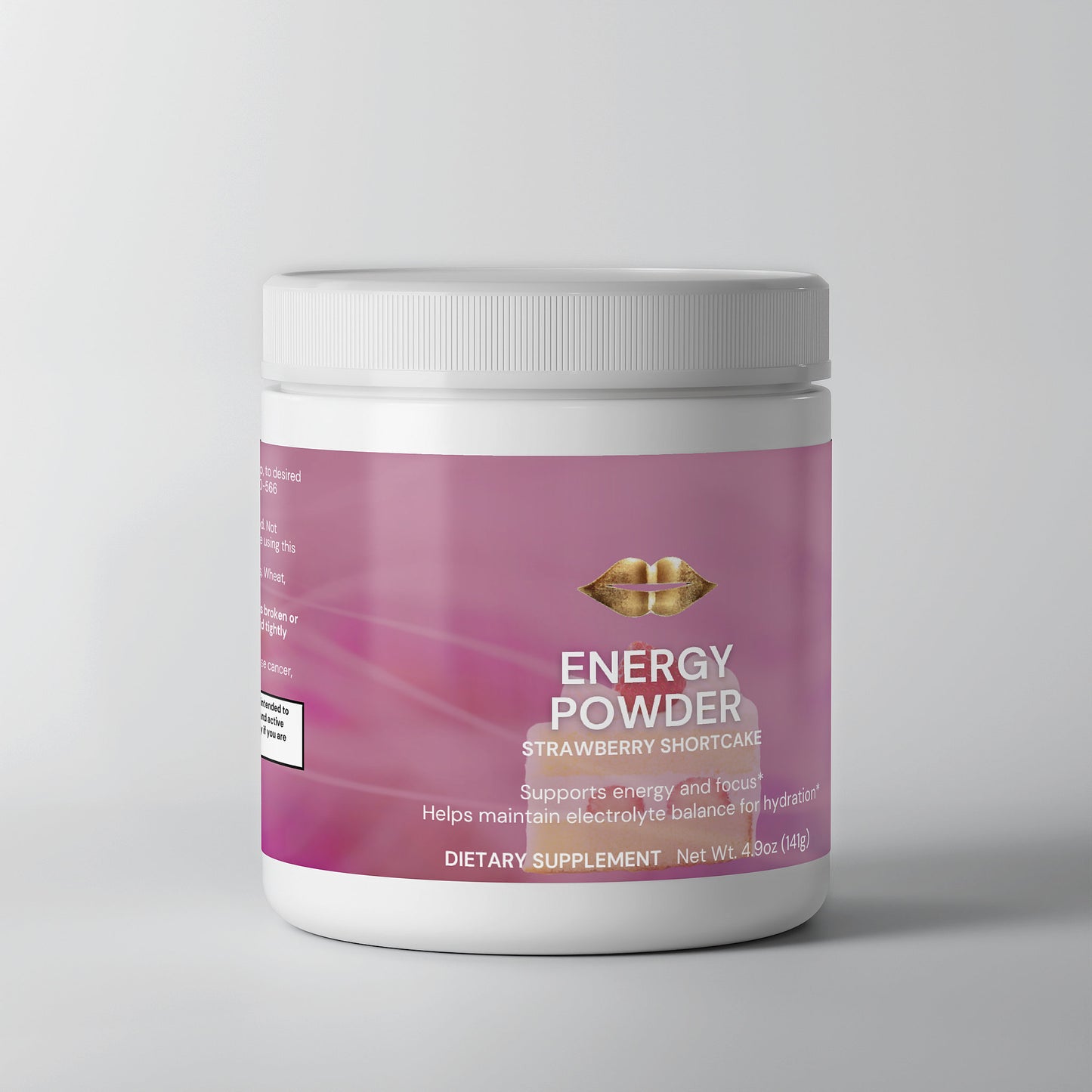 Energy Powder (Strawberry Shortcake)