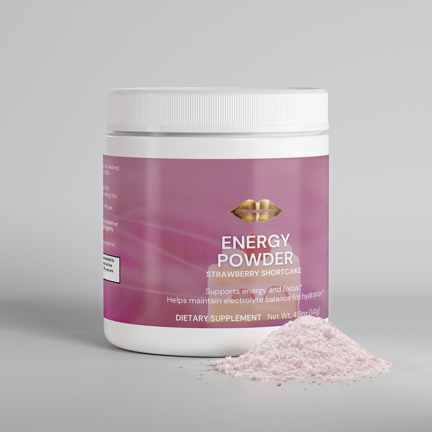 Energy Powder (Strawberry Shortcake)