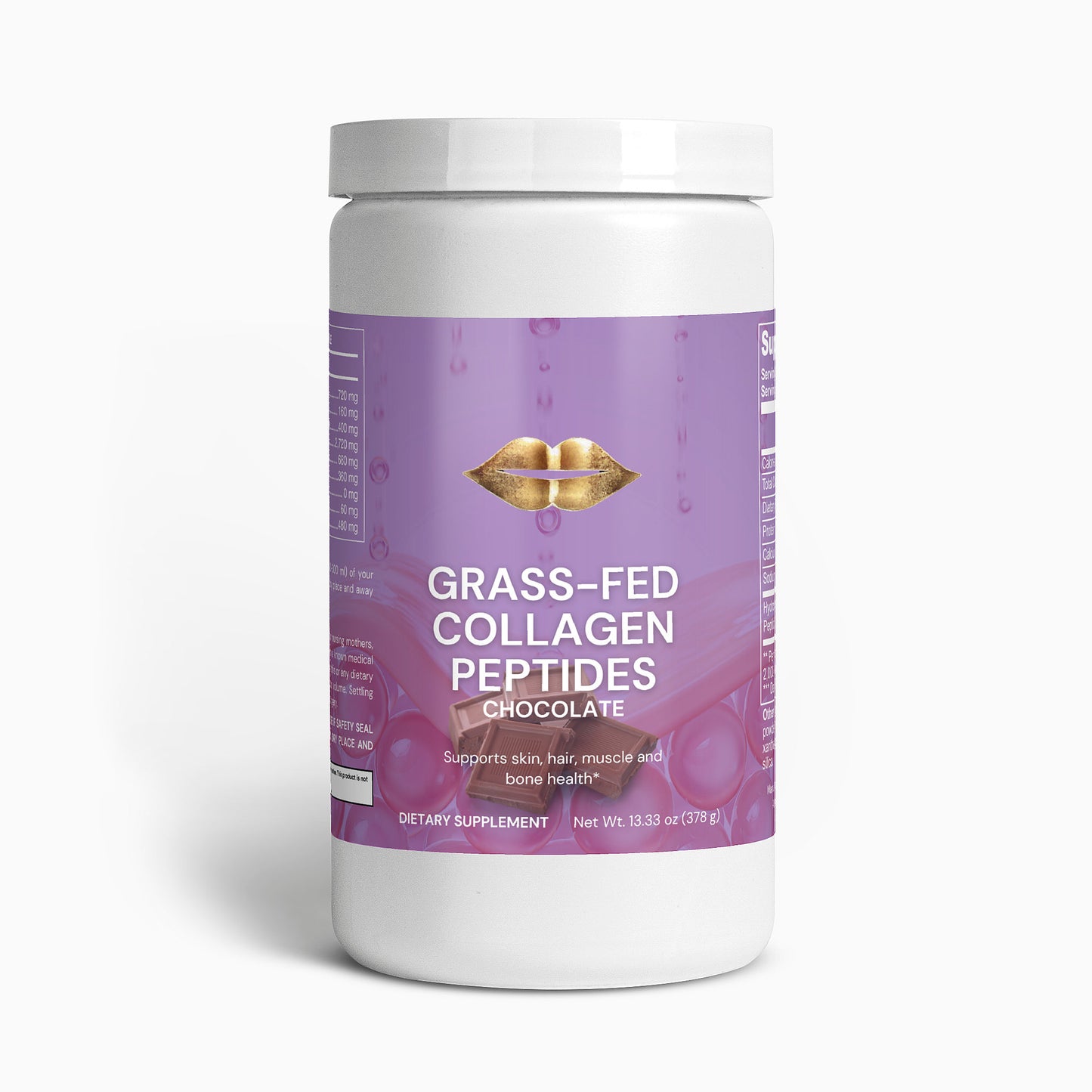 Grass-Fed Collagen Peptides Powder (Chocolate)