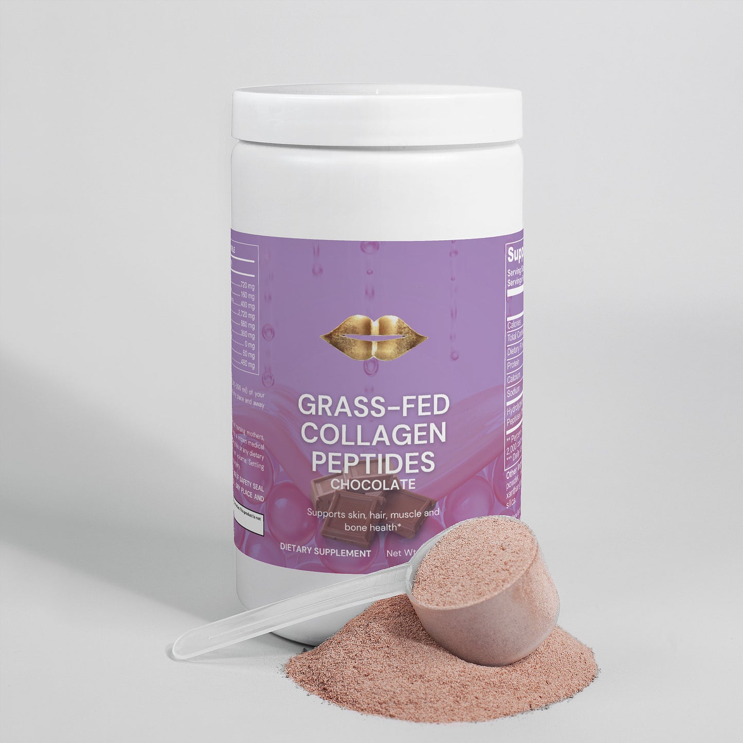 Grass-Fed Collagen Peptides Powder (Chocolate)