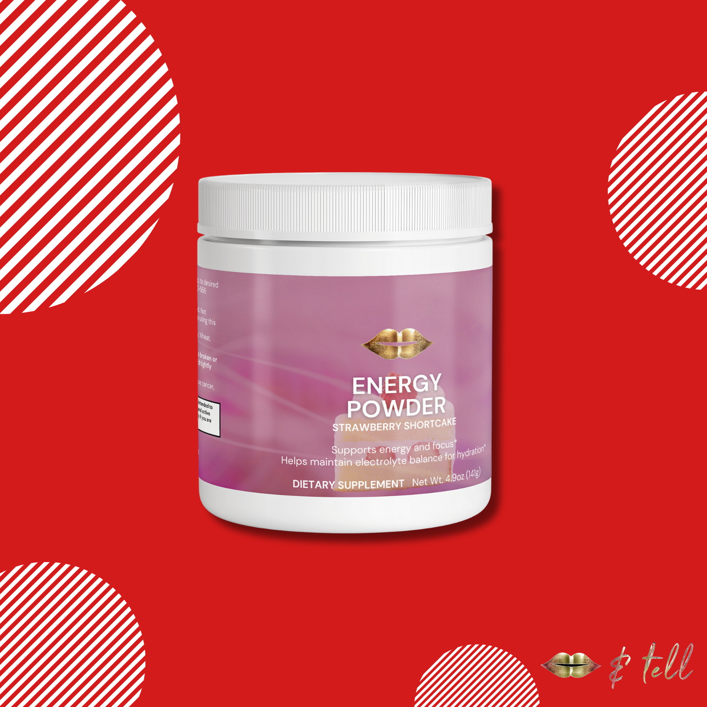 Energy Powder (Strawberry Shortcake)