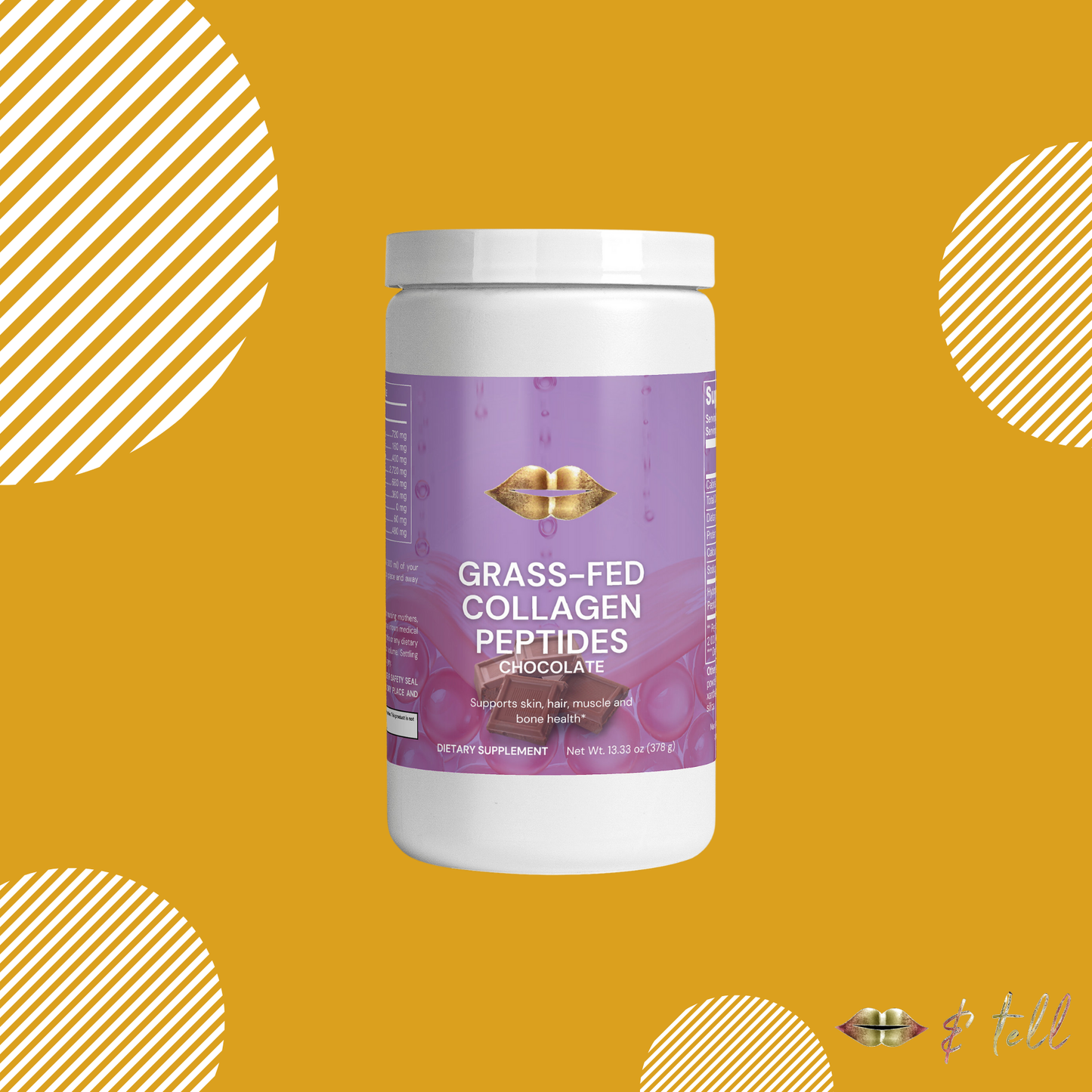 Grass-Fed Collagen Peptides Powder (Chocolate)